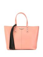 Zadig & Voltaire Mich Grained Tote Bag - Pink