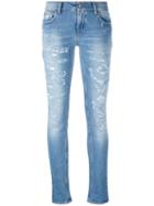 Cycle - Distressed Skinny Jeans - Women - Cotton/spandex/elastane - 31, Blue, Cotton/spandex/elastane