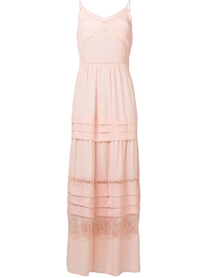 Twin-set Lace Inserts Dress - Neutrals