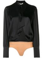 Jonathan Simkhai Tie Neck Body - Black