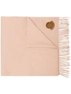 Moncler Logo Patch Scarf - Neutrals