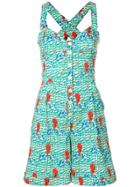 Temperley London Cypress Fitted Playsuit - Multicolour