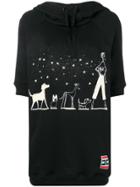 Elisabetta Franchi Short-sleeve Hoody - Black