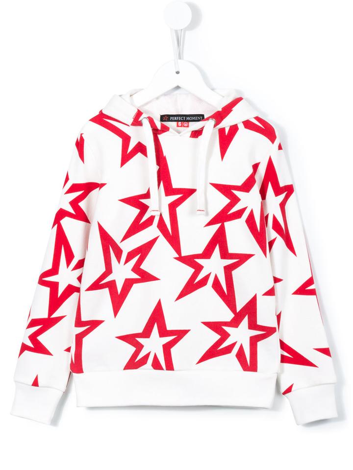 Perfect Moment - Starlight Hoodie - Kids - Cotton - 8 Yrs, White