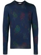 Etro Floral Knit Sweatshirt - Blue