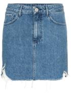 3x1 Celine Denim Mini Skirt - Blue