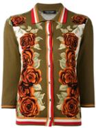 Twin-set - Rose (pink) Detail Cardigan - Women - Cotton/viscose - L, Cotton/viscose