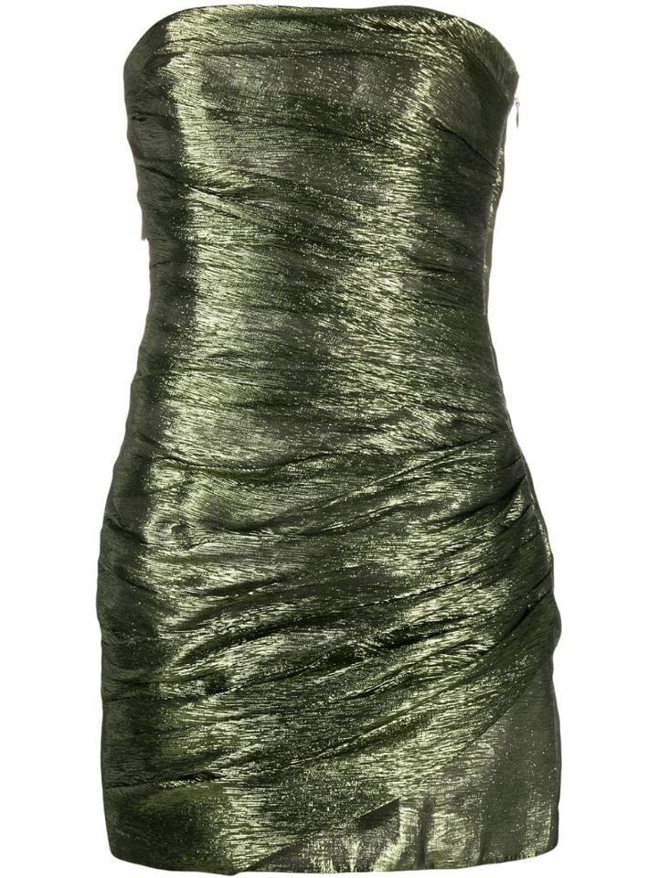 Dsquared2 Metallic Bustier Dress - Green