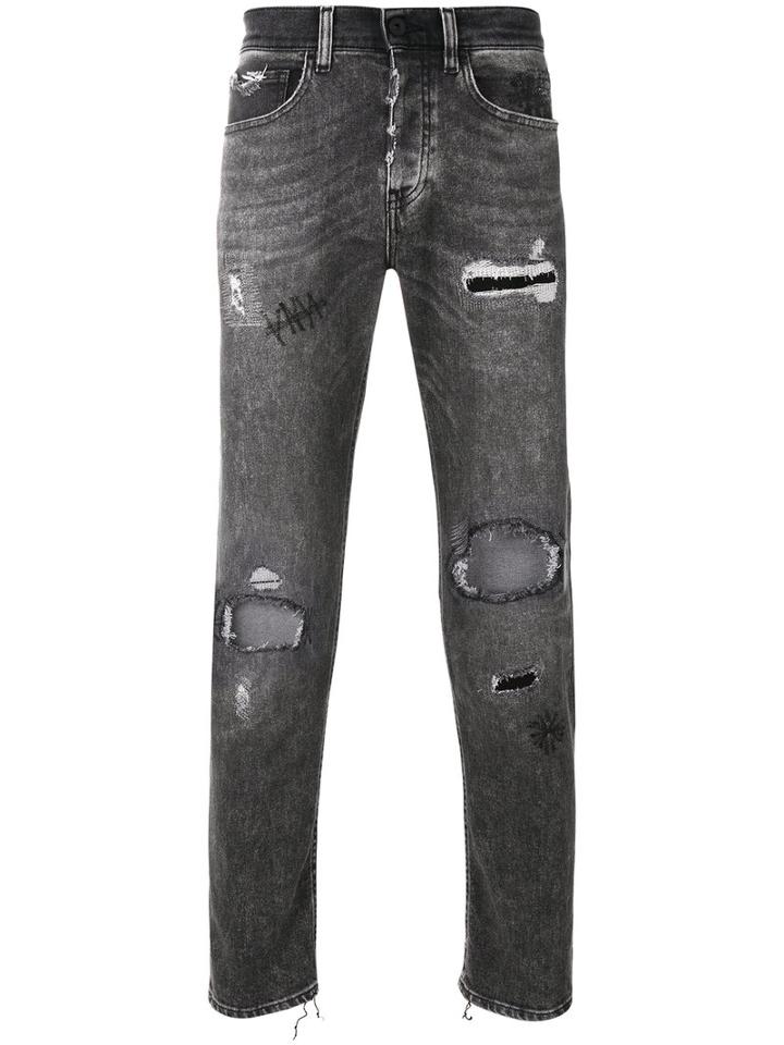 Pence - Rico Jeans - Men - Cotton/spandex/elastane - 31, Grey, Cotton/spandex/elastane