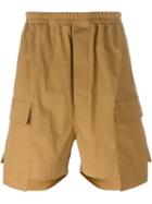 Rick Owens Cargo Shorts, Men's, Size: 50, Brown, Cotton/spandex/elastane