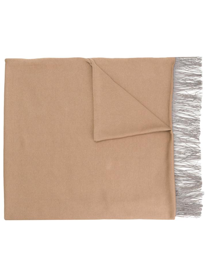 Fabiana Filippi Fringed Scarf - Brown
