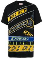Iceberg Logo Printed T-shirt - Black