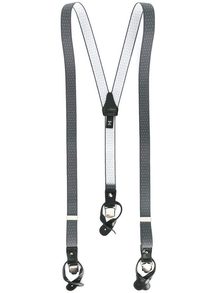 Tagliatore Dotted Braces - Grey