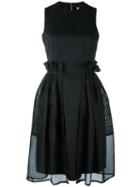 Comme Des Garçons Noir Kei Ninomiya Full Skirt Dress, Women's, Size: Medium, Black, Polyester/cupro/cotton