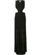 Hervé Léger 'cassandra' Gown, Women's, Size: Medium, Black, Rayon/nylon/spandex/elastane