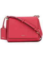 Dkny - Foldover Crossbody Bag - Women - Leather - One Size, Red, Leather
