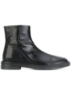Ann Demeulemeester Flat Ankle Boots - Black