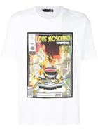 Love Moschino Magazine Logo T-shirt - White