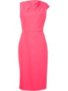 Christian Siriano Gathered Shoulder Dress, Women's, Size: 12, Pink/purple, Polyester