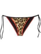 Dsquared2 Beachwear Leopard Print Bikini Briefs