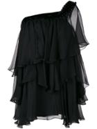 Parlor Flared Short Dress - Black