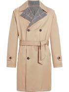 Mackintosh Beige Reversible Cotton & Wool Trench Coat Gm-120 -