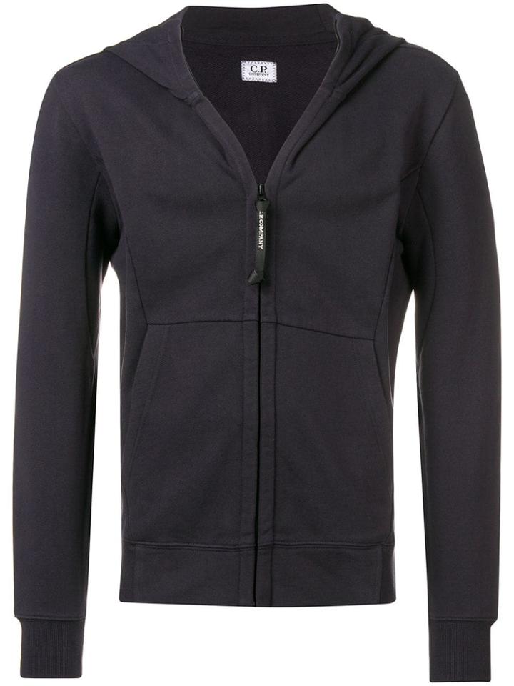 Cp Company Zip-up Goggle Jacket - Blue