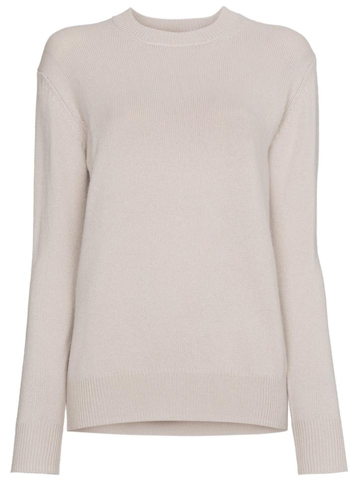 Alexandra Golovanoff Charles Cashmere Crewneck Jumper - Grey
