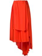 Maison Rabih Kayrouz Asymmetric Draping Skirt