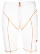 Heron Preston High-waisted Cycling Shorts - White