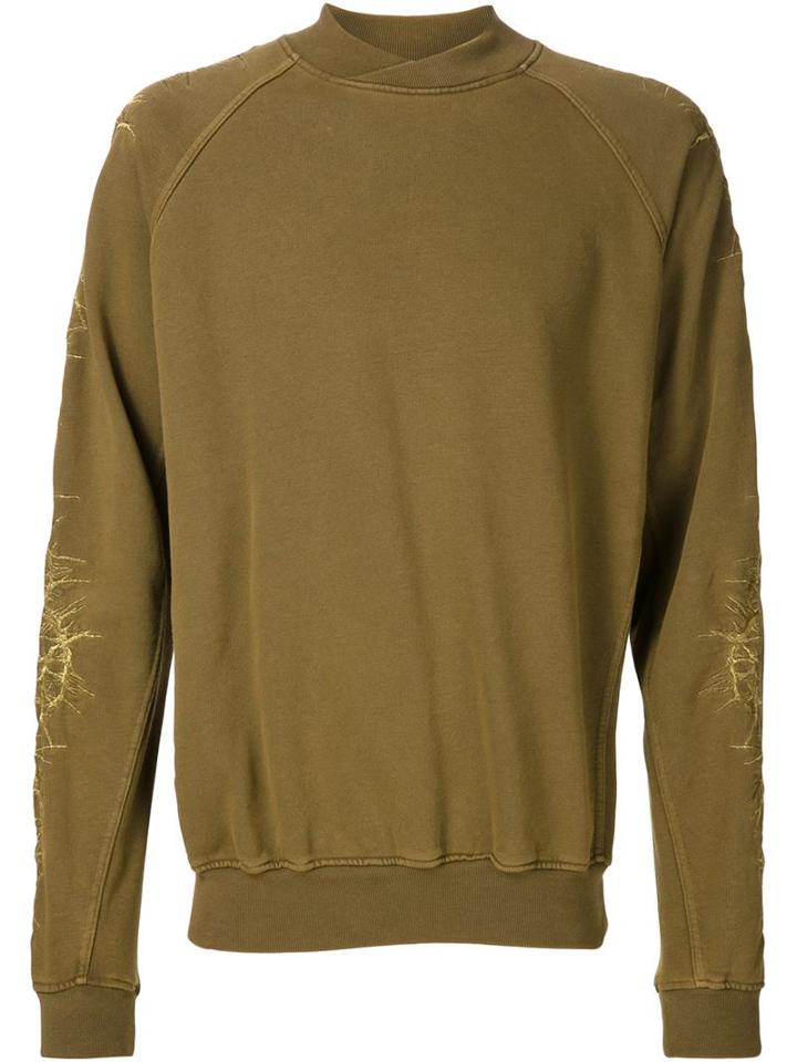 Haider Ackermann Embroidered Sleeve Sweatshirt