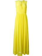 P.a.r.o.s.h. Crochet-trimmed Caftan Dress