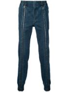 Juun.j - Zipped Leg Jeans - Men - Cotton/polyethylene - 50, Blue, Cotton/polyethylene