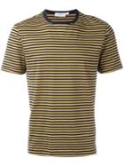 Sunspel Striped T-shirt, Men's, Size: Small, Blue, Cotton