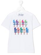 Mc2 Saint Barth Kids - Lollipops Print T-shirt - Kids - Cotton - 4 Yrs, White