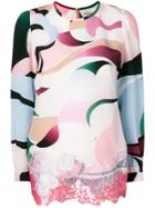 Emilio Pucci Abstract Print Blouse - Pink
