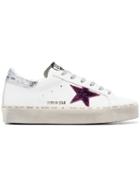 Golden Goose Doodle Star Embellished Leather Sneakers - White