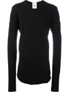 Lost & Found Rooms Patched Long Sleeve T-shirt, Men's, Size: Xs, Black, Cotton