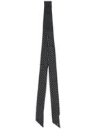 Saint Laurent Stud Embellished Tie - Black