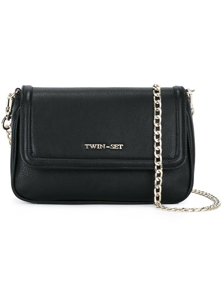 Twin-set Chain Strap Shoulder Bag, Women's, Black