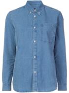 A.p.c. Denim Shirt, Women's, Size: 36, Blue, Cotton