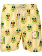 Mc2 Saint Barth Printed Gustavia Swimming Shorts - Yellow