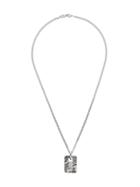 Vivienne Westwood Dog Tag Necklace - Silver