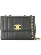 Chanel Vintage Chanel Mademoiselle Jumbo Xl Chain Shoulder Bag - Black