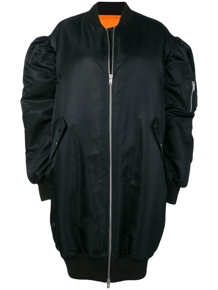 Calvin Klein 205w39nyc Oversized Flight Jacket - Black