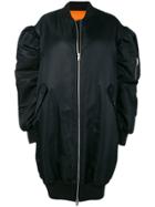 Calvin Klein 205w39nyc Oversized Flight Jacket - Black