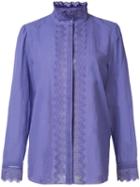 Vanessa Bruno Gina Shirt, Size: 40, Pink/purple, Cotton/linen/flax/ramie