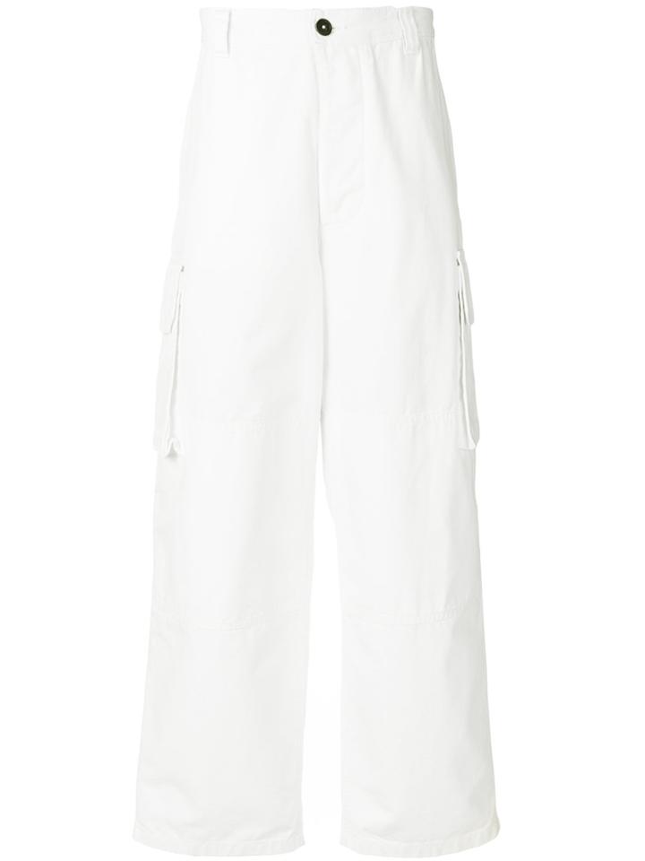 Ami Alexandre Mattiussi Cargo Trousers - White