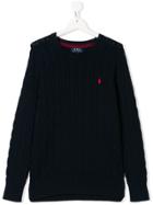 Ralph Lauren Kids Teen Cable-knit Sweater - Blue