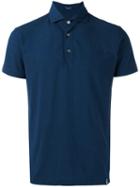 Drumohr Classic Polo Shirt, Men's, Size: Large, Blue, Cotton